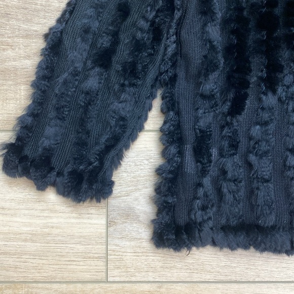 Heartloom | Rosa Rex | Rabbit Fur Cardigan - Picture 8 of 13